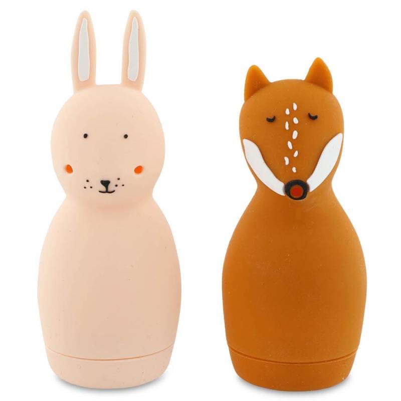 Trixie Baby - Badespielzeug Spritztiere - Mrs. Rabbit & Mr. Fox