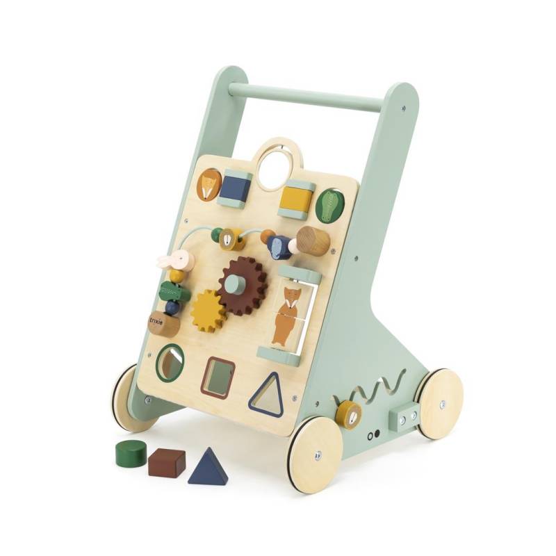 Trixie Baby - Spiel-und Lauflernwagen aus Holz mit Tieren