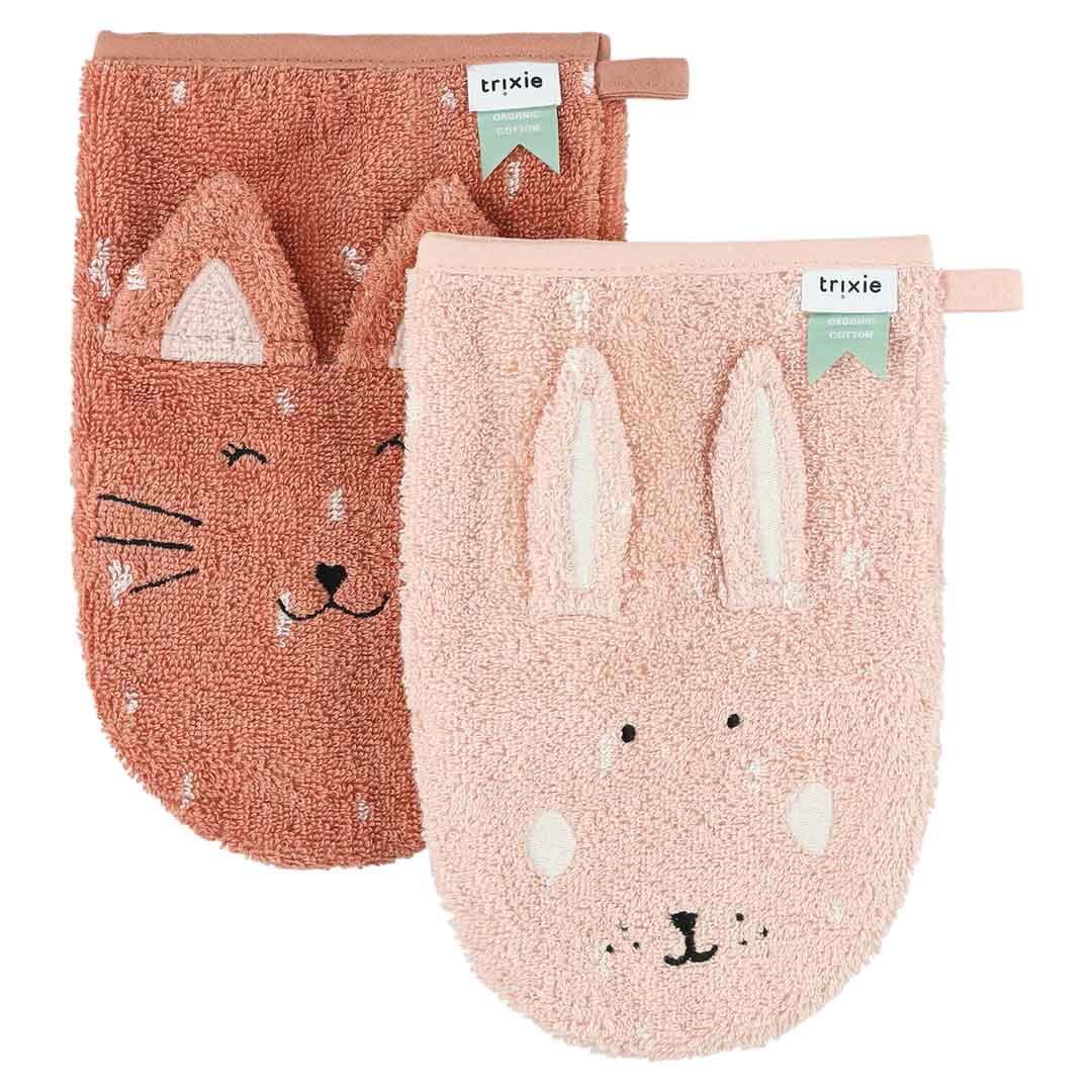 Trixie Baby - Waschhandschuh 2 Stck. Katze, Hase Trixie Baby - Waschhandschuh 2 Stck. Katze, Hase
