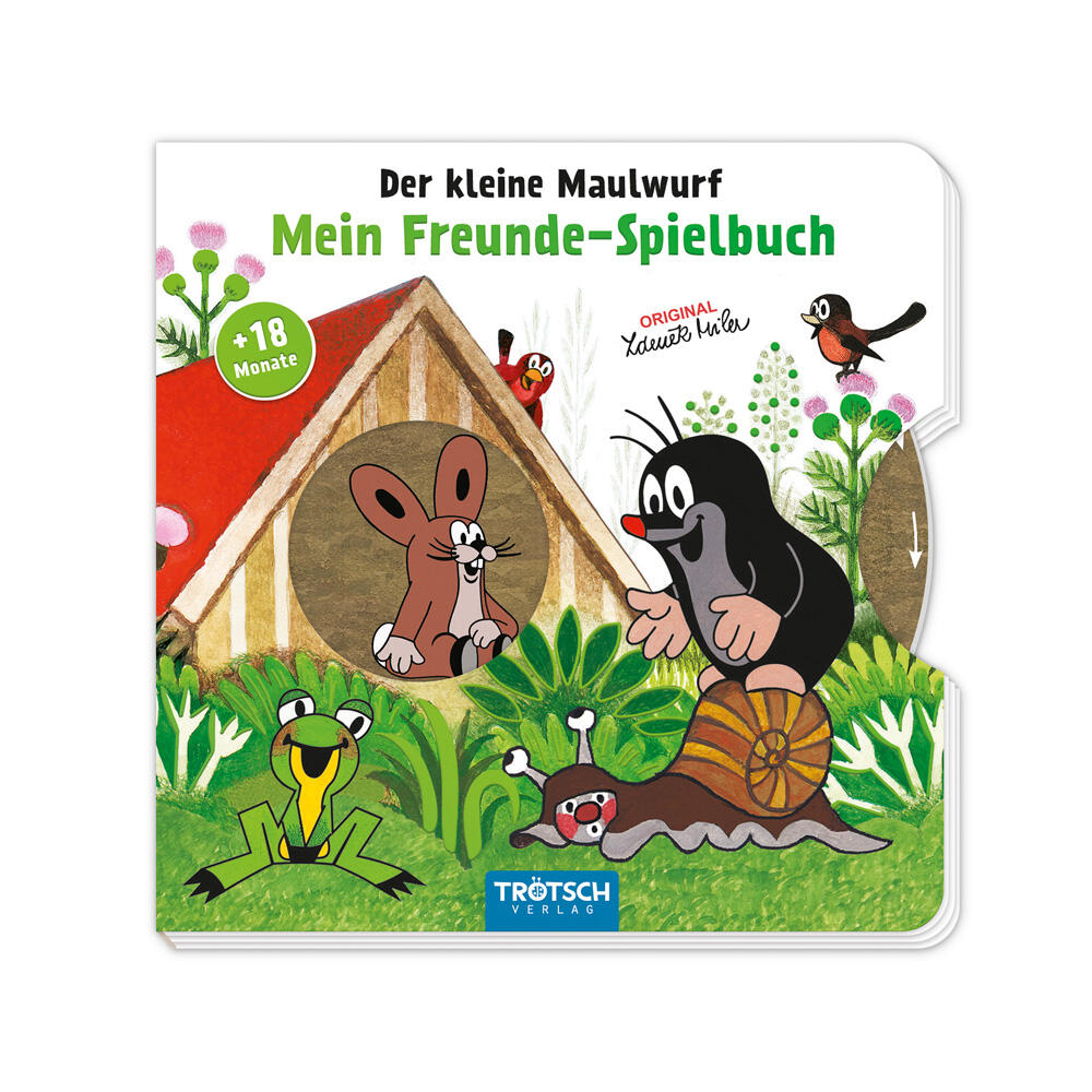 Trötsch Verlag - Trötsch Der kleine Maulwurf Mein Freunde-Spielbuch Pappenbuch