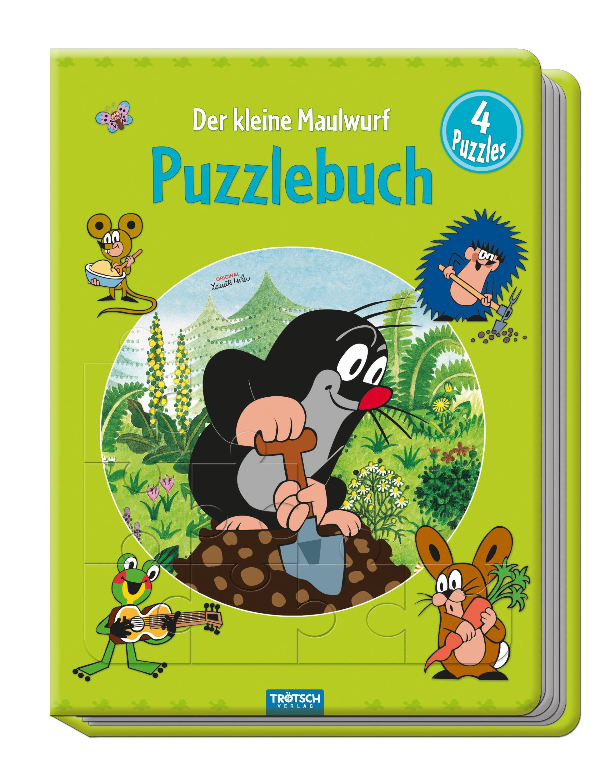 Trötsch Verlag - Trötsch Der kleine Maulwurf Puzzlebuch