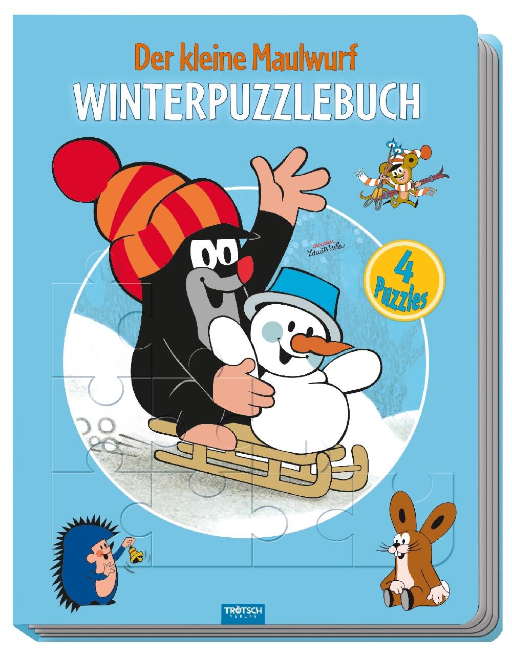 Trötsch Verlag - Trötsch Der kleine Maulwurf Winter Puzzlebuch
