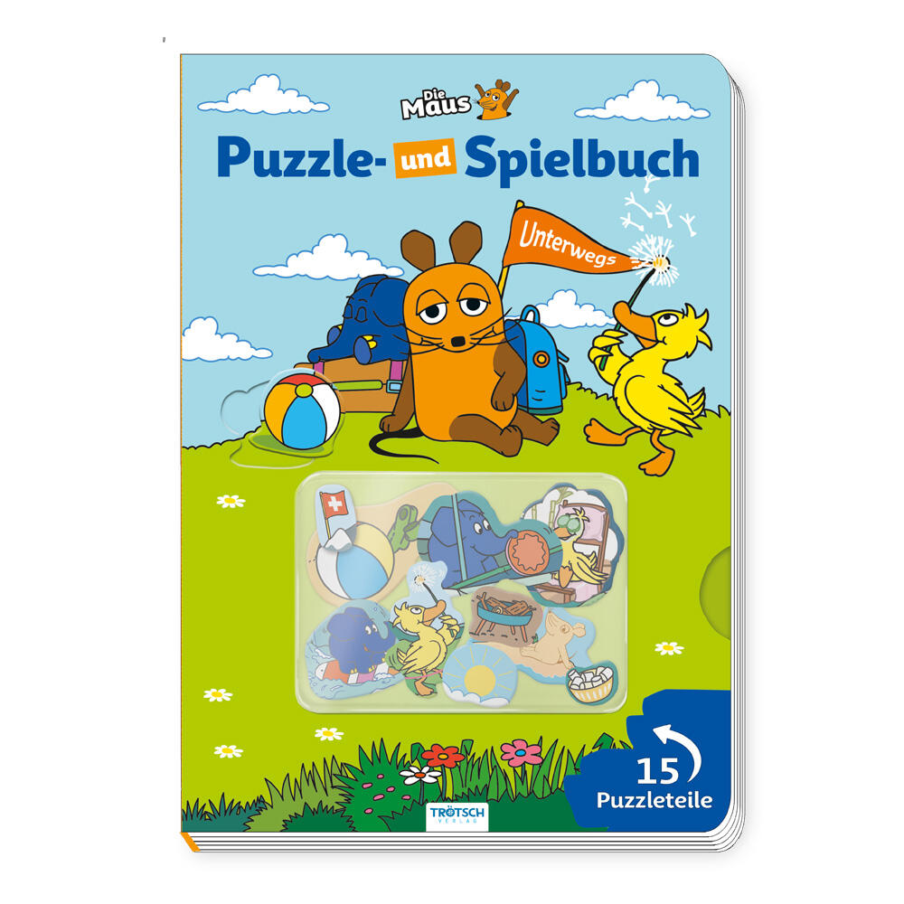 Trötsch Verlag - Trötsch Die Maus Puzzle- und Spielbuch