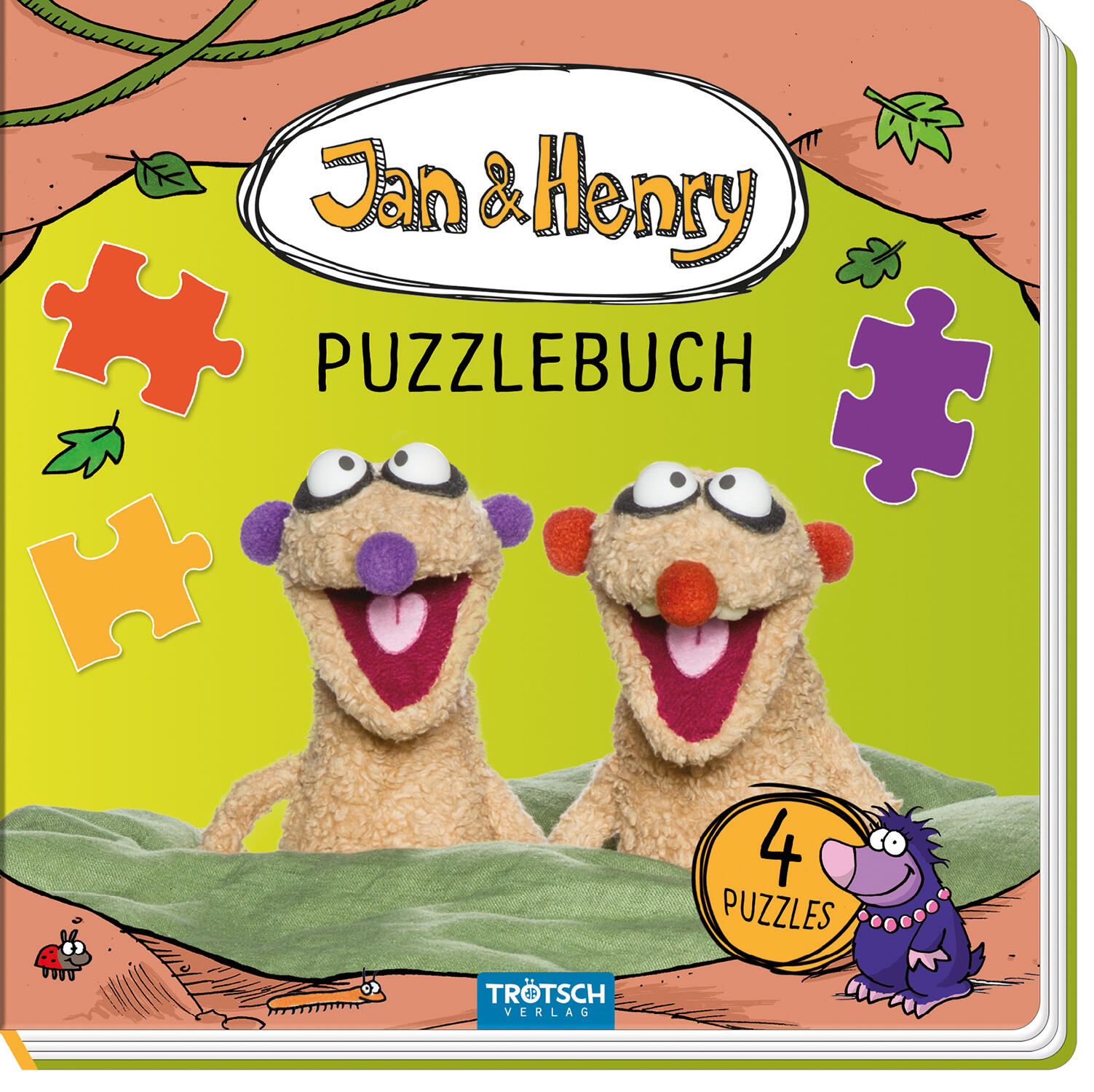 Trötsch Verlag - Trötsch Jan und Henry Puzzlebuch mit 4 Puzzle