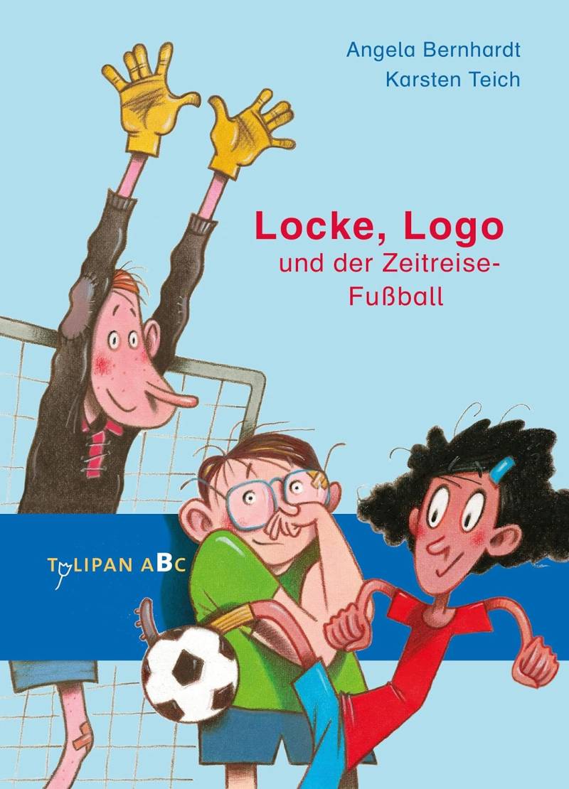 Tulipan Verlag - Locke, Logo und der Zeitreise-Fußball
