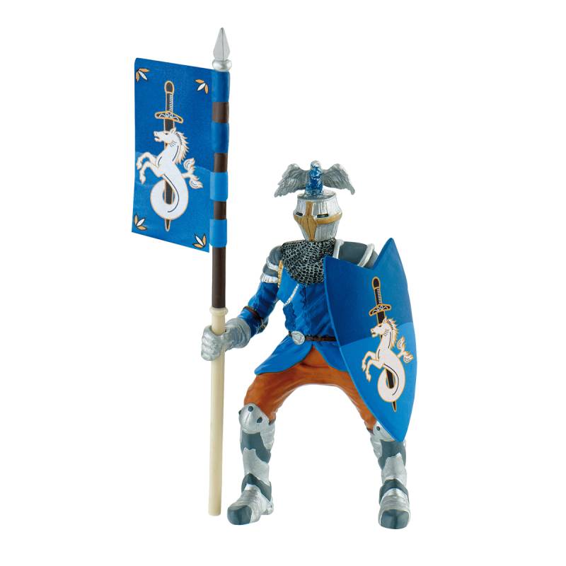 Turnierritter blau Spielfigur Turnierritter blau Spielfigur