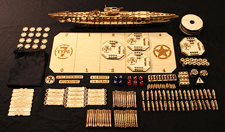 Type7 - Die U-Boot-Krieg Simulation mit 3D U-Boot aus Holz