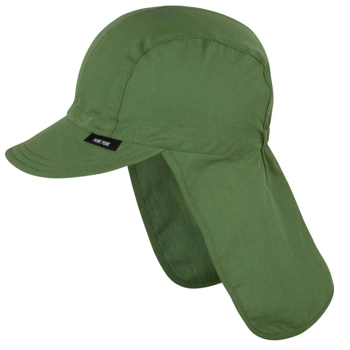 UV-Sonnenhut Gummizug dunkelgrün 55