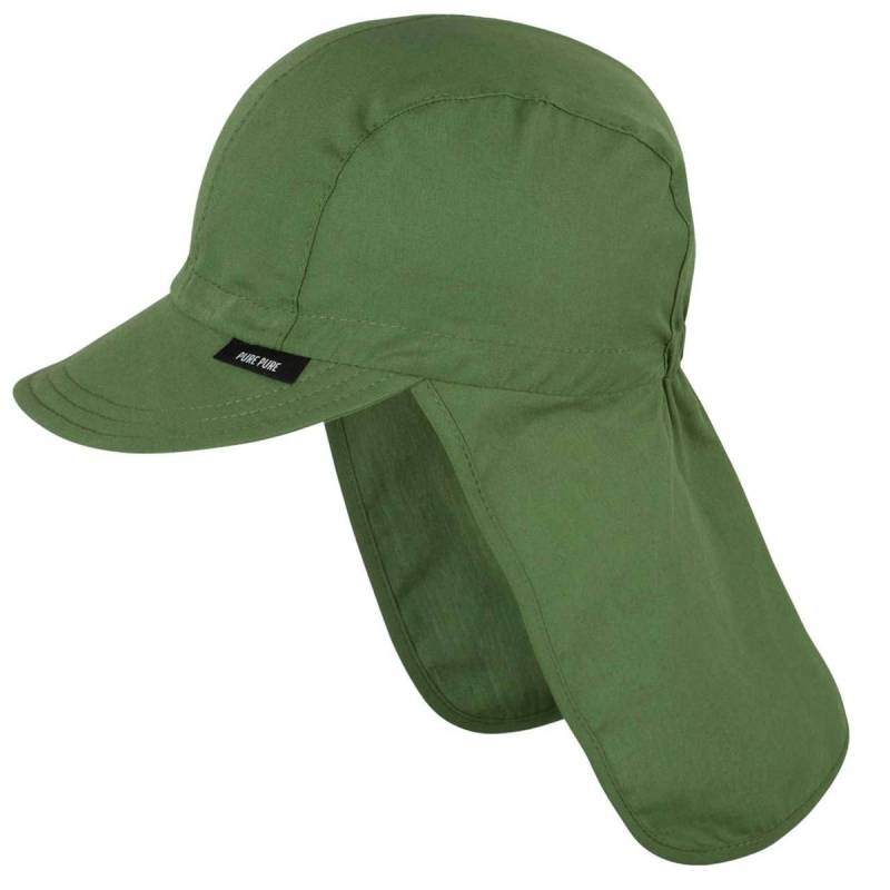 UV-Sonnenhut Gummizug dunkelgrün 57