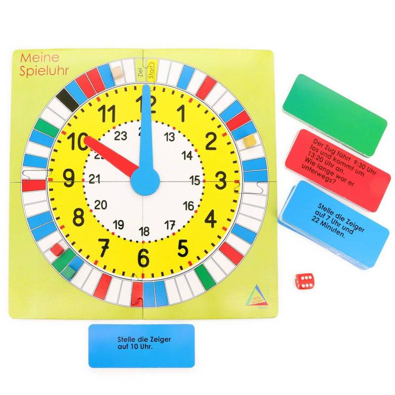 Uhrzeit Spiel - Lernspiel für Kinder ab 7 Jahren Uhrzeit Spiel - Lernspiel für Kinder ab 7 Jahren
