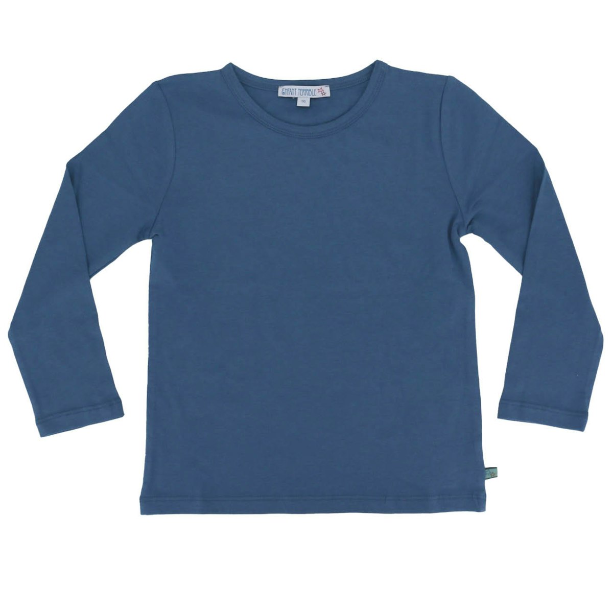 Uni Langarmshirt blau 128