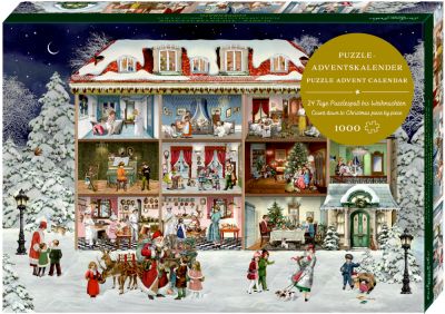 Unser wunderbares Weihnachtshaus, Puzzle-Adventskalender (Behr)