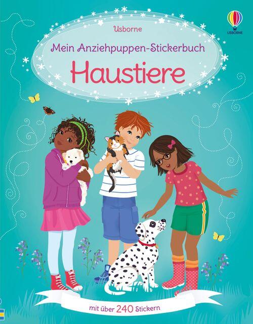 Usborne Verlag - Anzieh-Sticker Haustiere
