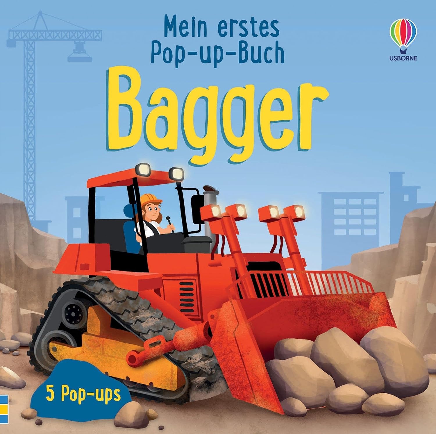 Usborne Verlag - Bagger, Mein erstes Pop-up-Buch Usborne Verlag - Bagger, Mein erstes Pop-up-Buch