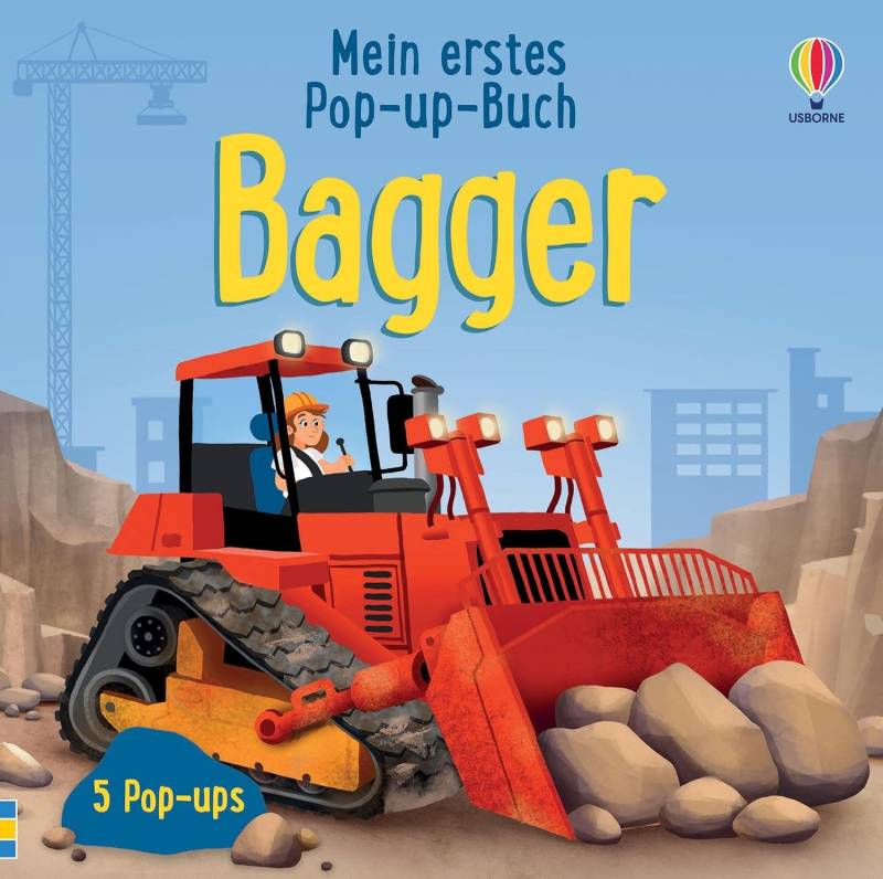 Usborne Verlag - Bagger, Mein erstes Pop-up-Buch Usborne Verlag - Bagger, Mein erstes Pop-up-Buch