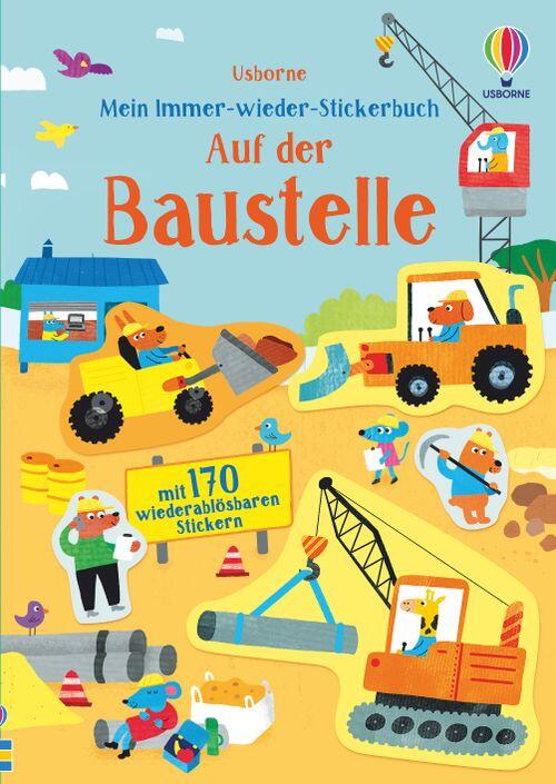 Usborne Verlag - Immer-wieder Sticker Baustelle Usborne Verlag - Immer-wieder Sticker Baustelle