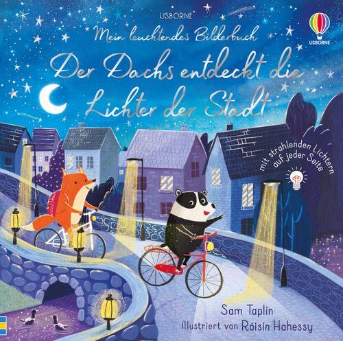 Usborne Verlag - Leucht-Bilderbuch Dachs/Stadt