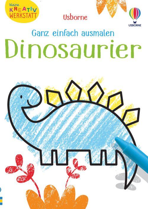 Usborne Verlag - Malbuch Ganz einfach ausmalen Dinosaurier
