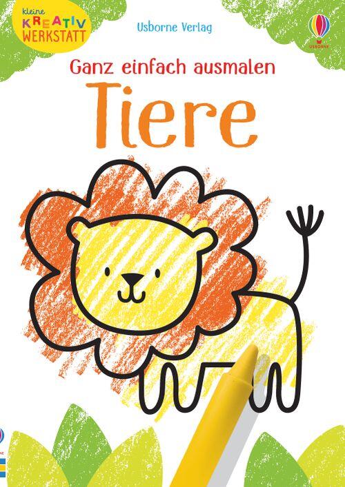 Usborne Verlag - Malbuch Ganz einfach ausmalen Tiere