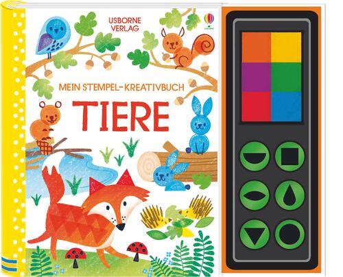 Usborne Verlag - Mein Stempel-Kreativbuch: Tiere