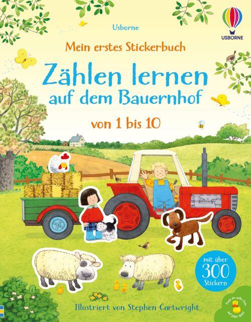 Usborne Verlag - USBORNE Mein erstes Stickerbuch - Zählen lernen auf dem Bauernhof Usborne Verlag - USBORNE Mein erstes Stickerbuch - Zählen lernen auf dem Bauernhof