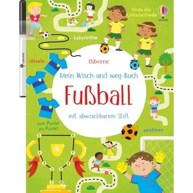 Usborne Verlag - Wisch+Weg Fußball