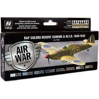 VALLEJO 771163 Farbset, RAF Wüstentarnung, WWII, 8x17 ml VALLEJO 771163 Farbset, RAF Wüstentarnung, WWII, 8x17 ml von VALLEJO