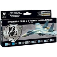 VALLEJO 771602 Farb-Set, Su-27 Flanker, 8 x 17 ml VALLEJO 771602 Farb-Set, Su-27 Flanker, 8 x 17 ml von VALLEJO