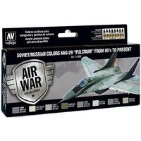 VALLEJO 771605 Farb-Set, MiG-29 Fulcrum, 8 x 17 ml VALLEJO 771605 Farb-Set, MiG-29 Fulcrum, 8 x 17 ml von VALLEJO