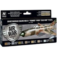 VALLEJO 771607 Farb-Set, MiG-21 Fishbed, 8 x 17 ml VALLEJO 771607 Farb-Set, MiG-21 Fishbed, 8 x 17 ml von VALLEJO