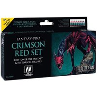 VALLEJO 774103 Farbset, Crimson Red, 8x17 ml VALLEJO 774103 Farbset, Crimson Red, 8x17 ml von VALLEJO