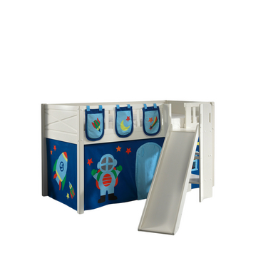 VIPACK Spielbett SCOTT 90 x 200 cm 2-teilig Astro weiß von vipack