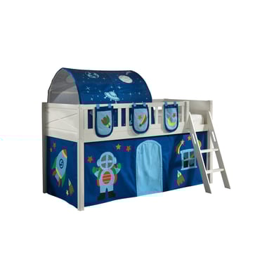 VIPACK Spielbett SCOTT 90 x 200 cm Astro 3-teilig weiß von vipack