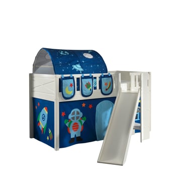 VIPACK Spielbett SCOTT 90 x 200 cm Astro 3-teilig weiß von vipack