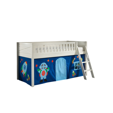 VIPACK Spielbett SCOTT 90 x 200 cm Astro weiß