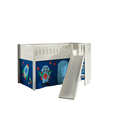 VIPACK Spielbett SCOTT 90 x 200 cm Astro weiß von vipack