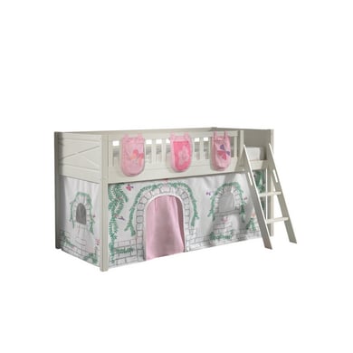 VIPACK Spielbett SCOTT 90 x 200 cm Birdy 2-teilig weiß von vipack
