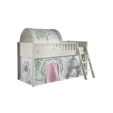 VIPACK Spielbett SCOTT 90 x 200 cm Birdy 2-teilig weiß von vipack