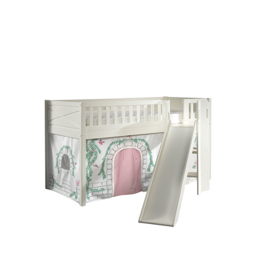 VIPACK Spielbett SCOTT 90 x 200 cm Birdy weiß von vipack