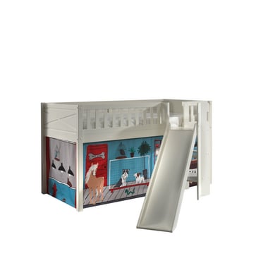 VIPACK Spielbett SCOTT 90 x 200 cm Pet Shop weiß