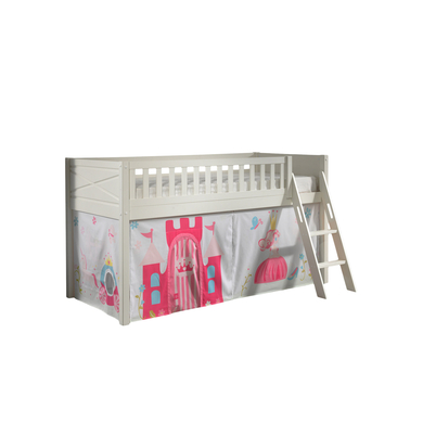 VIPACK Spielbett SCOTT 90 x 200 cm Princess weiß von vipack