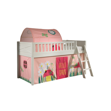 VIPACK Spielbett SCOTT 90 x 200 cm Spring 2-teilig weiß von vipack
