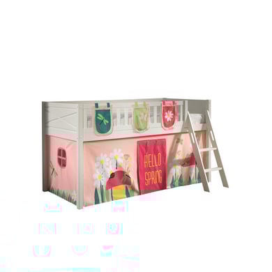 VIPACK Spielbett SCOTT 90 x 200 cm Spring 2-teilig weiß von vipack