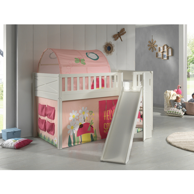 VIPACK Spielbett SCOTT 90 x 200 cm Spring 2-teilig weiß von vipack