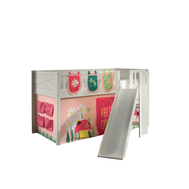 VIPACK Spielbett SCOTT 90 x 200 cm Spring 2-teilig weiß von vipack