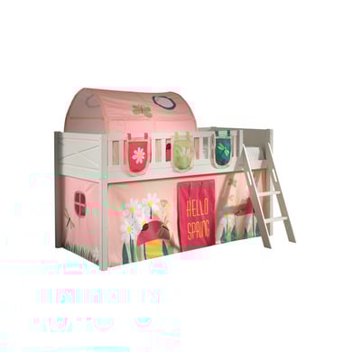 VIPACK Spielbett SCOTT 90 x 200 cm Spring 3-teilig weiß von vipack