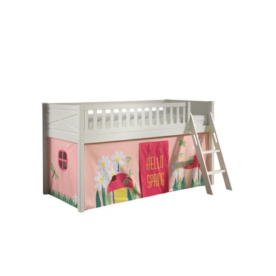 VIPACK Spielbett SCOTT 90 x 200 cm Spring weiß von vipack