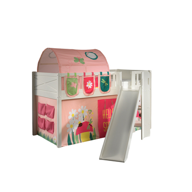 VIPACK Spielbett SCOTT 90 x 200 cm Spring weiß von vipack