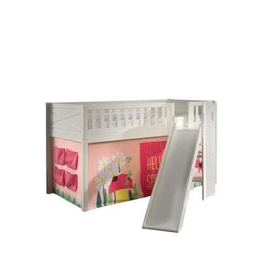 VIPACK Spielbett SCOTT 90 x 200 cm Spring weiß von vipack