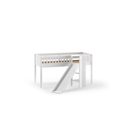 VIPACK Spielbett SCOTT 90 x 200 cm inkl. Rutsche weiß von vipack